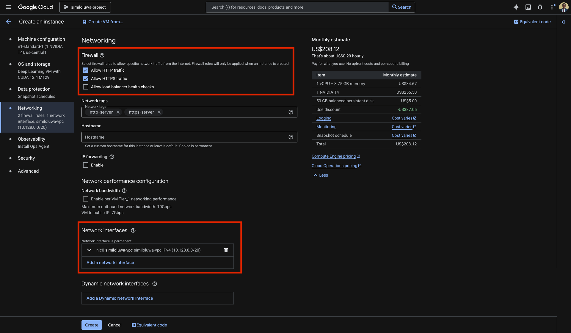 Networking Configuration